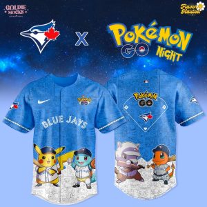 Toronto Blue Jays x Pokémon GO Night Blue Jersey