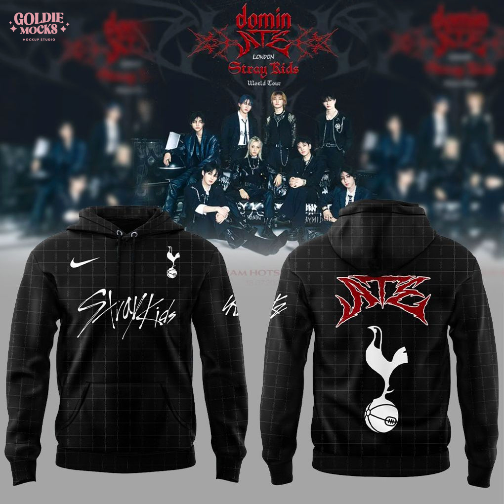 Tottenham Hotspur x Dmin Ate Stray Kids World Tour 2025 Hoodie Tottenham Hotspur x Dmin Ate Stray Kids World Tour 2025 Hoodie