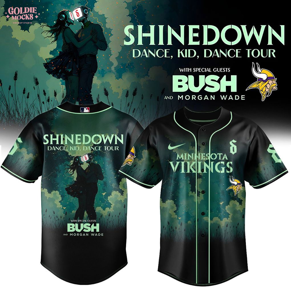 Vikings x Shinedown Tour Merch 2025 Jersey Vikings x Shinedown Tour Merch 2025 Jersey