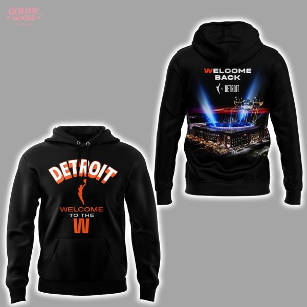 Welcome To The WNBA x Detroit To The W 2025 Official Hoodie