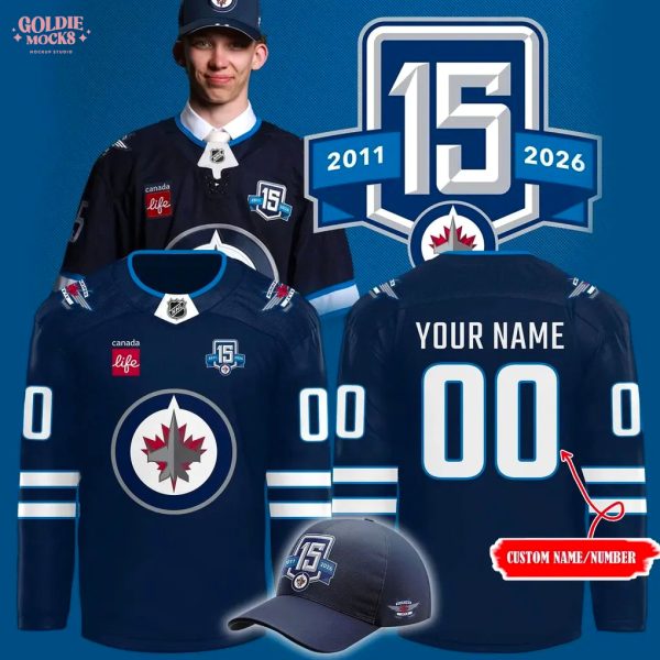 Winnipeg Jets 15th Anniversary Limited Hockey Jersey