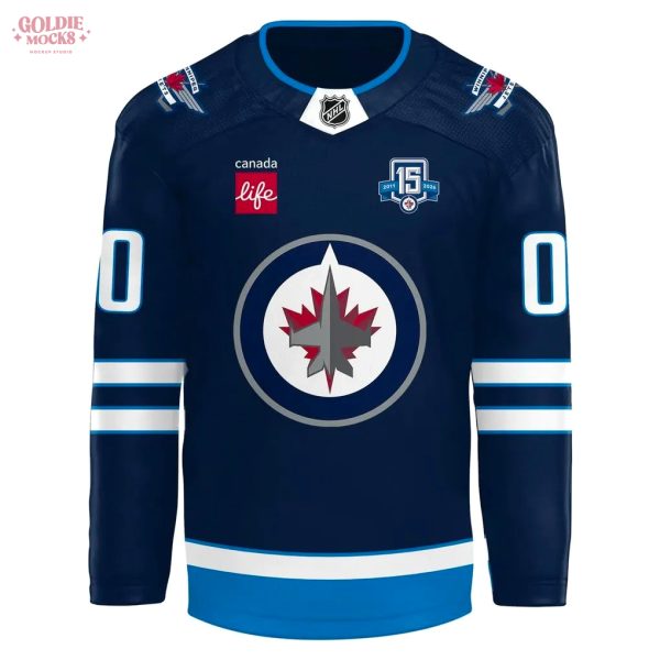 Winnipeg Jets 15th Anniversary Limited Hockey Jersey