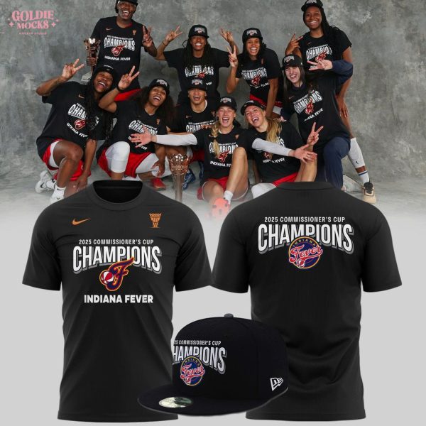 WNBA Commissioner Cup Champions Indiana Fever 2025 T-Shirt