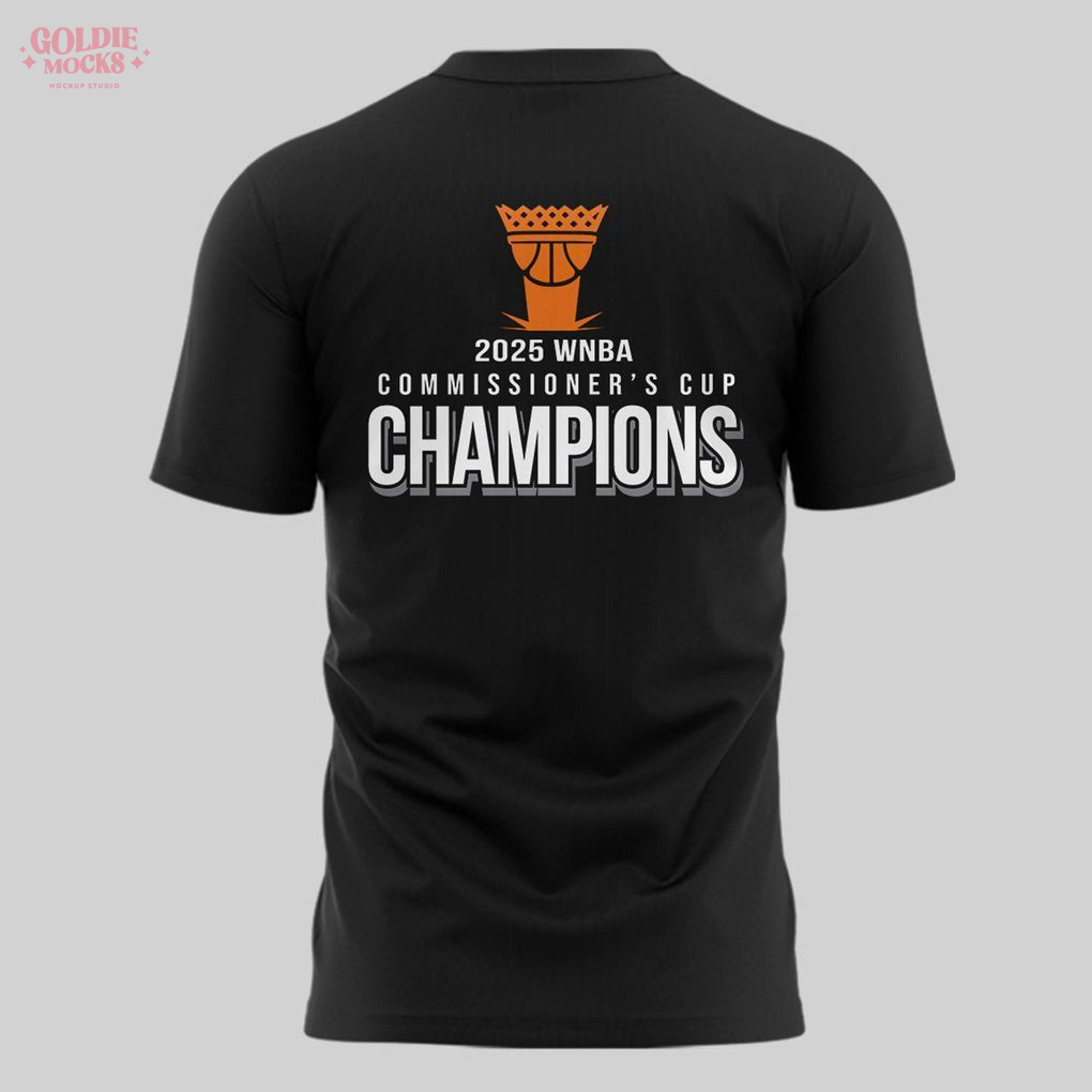 WNBA Commissioner Cup Champions Indiana Fever 2025 T-Shirt WNBA Commissioner Cup Champions Indiana Fever 2025 T-Shirt