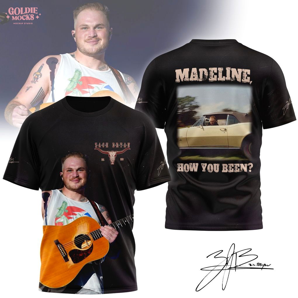 Zach Bryan Maddeline How You Been T-Shirt Zach Bryan Maddeline How You Been T-Shirt