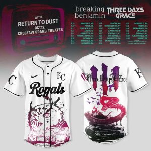 KC Royals x Breaking Benjamin Three Days Grace For Fans October 2025 Jersey