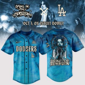 LA Dodgers x Bring Me The Horizon NA Tour 2025 October For Fans Jersey