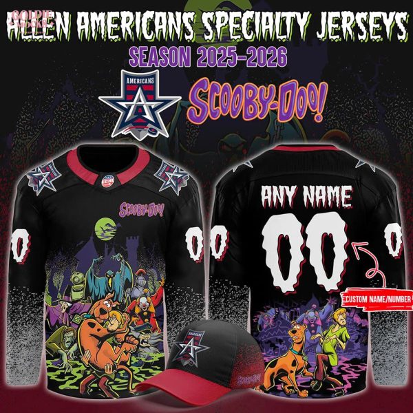Allen Americans Specialty Scooby-Doo Jersey 2025 Custom Hockey Jesey