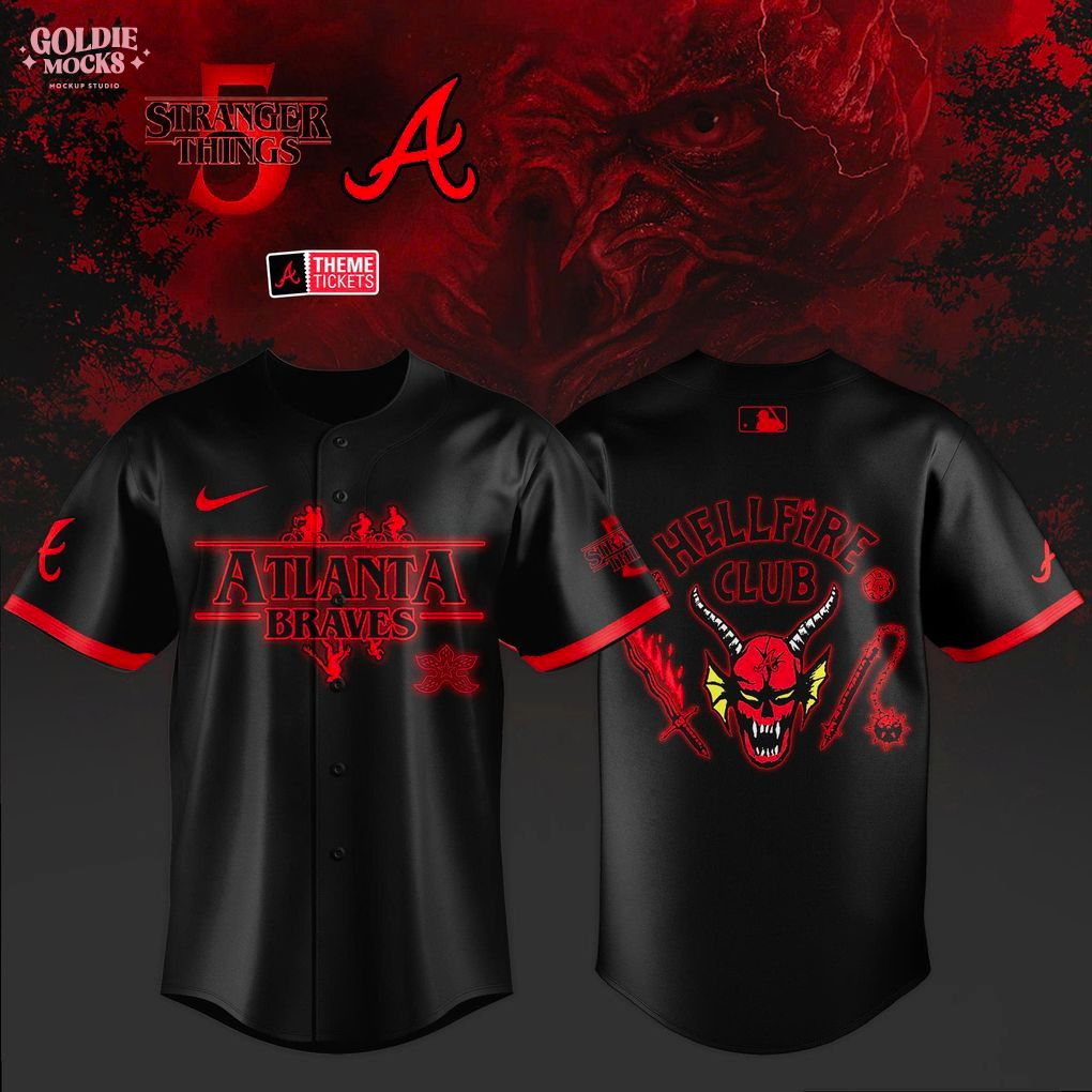 Atlanta Braves x Stranger Things Game 2025 Jersey Atlanta Braves x Stranger Things Game 2025 Jersey