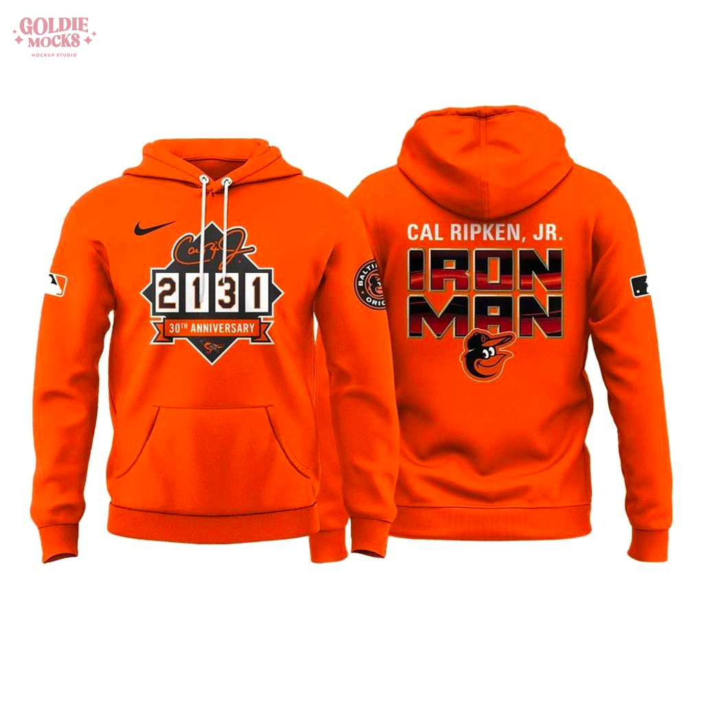 Baltimore Orioles 30th Anniversary Orange Hoodie