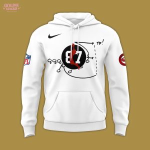 Brent Jones San Francisco 49ers HONORING THE LEGACY OF DWIGHT CLARK Hoodie