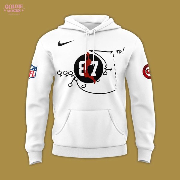 Brent Jones San Francisco 49ers HONORING THE LEGACY OF DWIGHT CLARK Hoodie
