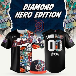 Detroit Tigers x Diamond Hero 2025 Custom Jersey