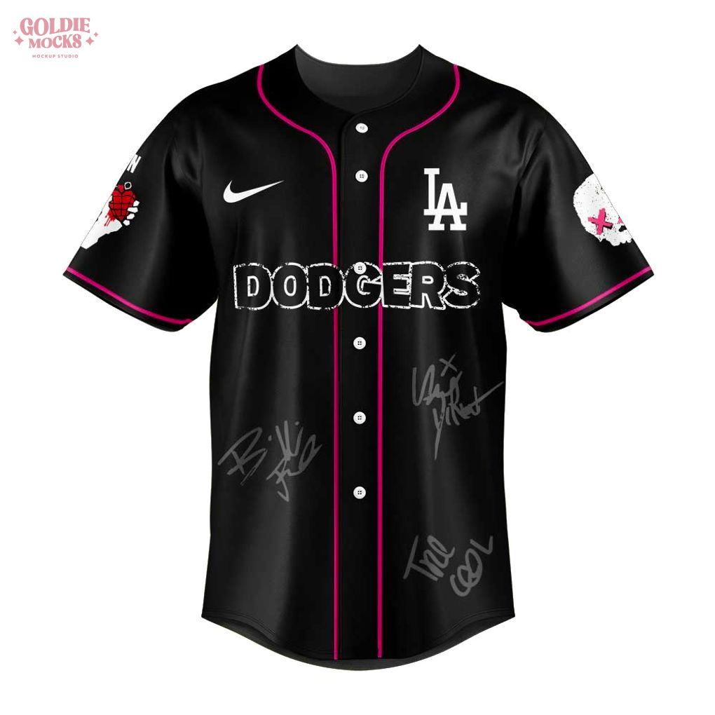 Dodgers x Green Day The Saviors Tour 2025 Fans Jersey Dodgers x Green Day The Saviors Tour 2025 Fans Jersey
