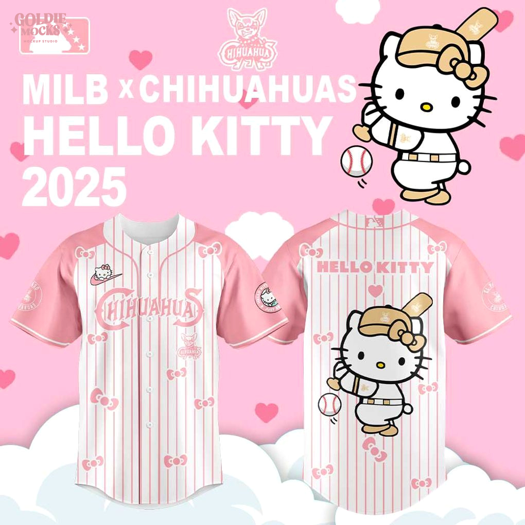 EI Chihuahuas x Hello Kitty 2025 Pink Jersey EI Chihuahuas x Hello Kitty 2025 Pink Jersey