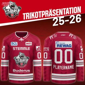 Eisbären Regensburg Fan Heimtrikot 2025-2026 Hockey Jersey