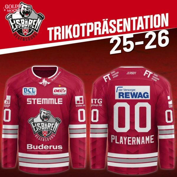 Eisbären Regensburg Fan Heimtrikot 2025-2026 Hockey Jersey