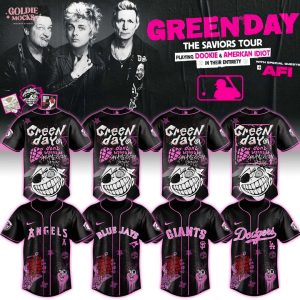 Green Day x MLB Punk Rock Jersey 2025 Collection