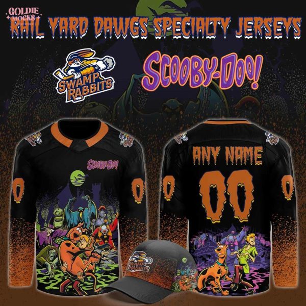 Greenville Swamp Rabbits x ScooBy Doo 2025 Gift Fans Hockey Jersey