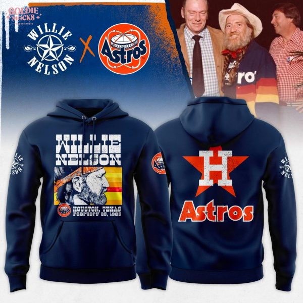 Houston Astros x Willie Nelson For Astros Fans Hoodie