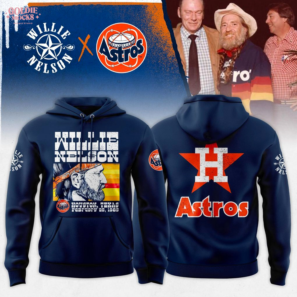 Houston Astros x Willie Nelson For Astros Fans Hoodie Houston Astros x Willie Nelson For Astros Fans Hoodie