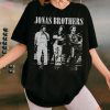 Jonas Brothers Vintage Band Tee Unisex Oversized Pepper Gray
