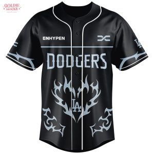 LA Dodgers x Enhypen Walk The Line Tour 2025 Baseball Jersey