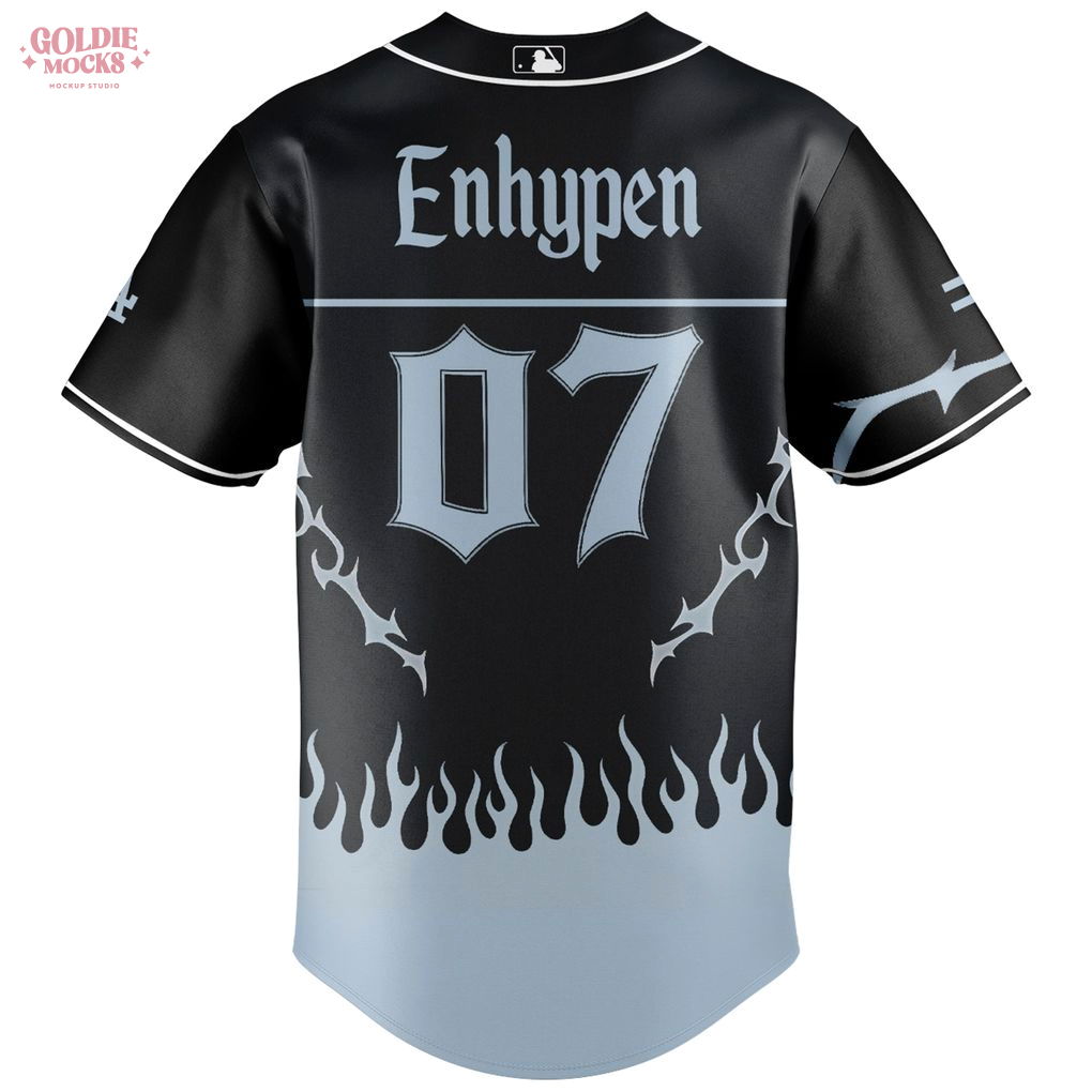 LA Dodgers x Enhypen Walk The Line Tour 2025 Baseball Jersey LA Dodgers x Enhypen Walk The Line Tour 2025 Baseball Jersey