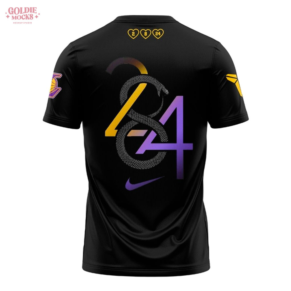 Lakers x Black Mamba Mentality T-Shirt 2025 Lakers x Black Mamba Mentality T-Shirt 2025