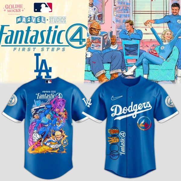 Los Angeles Dodgers x The Fantastic Four Collection 2025 Jersey