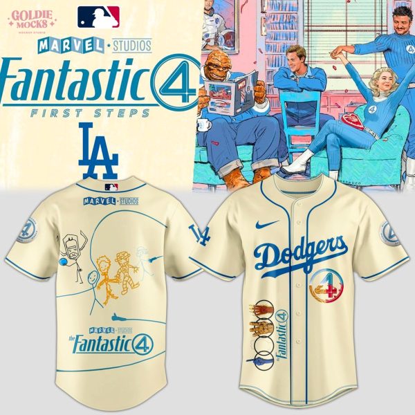 Los Angeles Dodgers x The Fantastic Four Collection 2025 Jersey