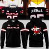 Louisville Cardinals Black Hoodie | College Football Fan Sweatshirt
