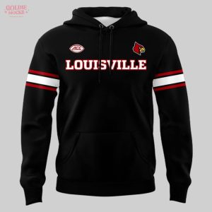 Louisville Cardinals Black Hoodie | College Football Fan Sweatshirt