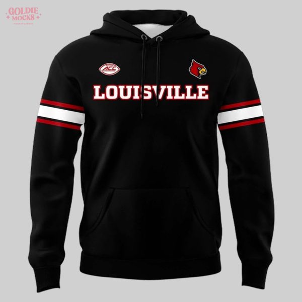 Louisville Cardinals Black Hoodie | College Football Fan Sweatshirt