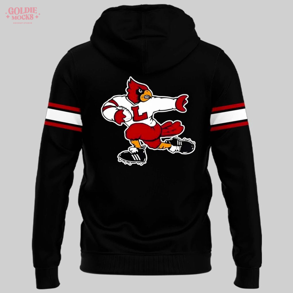 Louisville Cardinals Black Hoodie | College Football Fan Sweatshirt