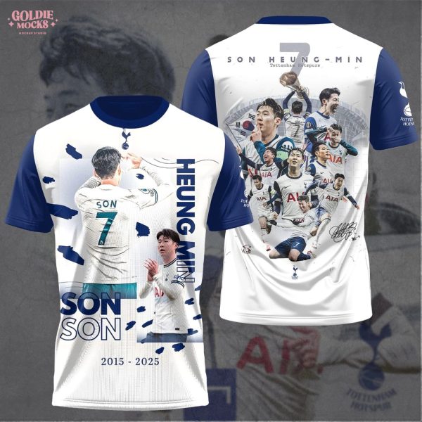New Tottenham Hotspur FC x Son Heung min 2015-2025 T-Shirt