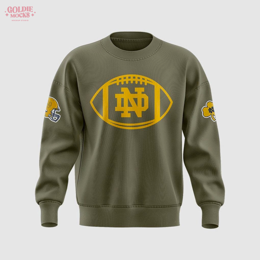 Notre Dame Marcus Freeman Green 2025 Sweatshirt Notre Dame Marcus Freeman Green 2025 Sweatshirt