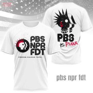 Public Radio Rebel T-Shirt – Punk PBS NPR FDT Graphic Tee for Free Speech Fans