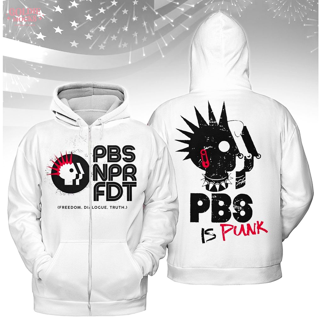 Public Radio Rebel T-Shirt – Punk PBS NPR FDT Graphic Tee for Free Speech Fans