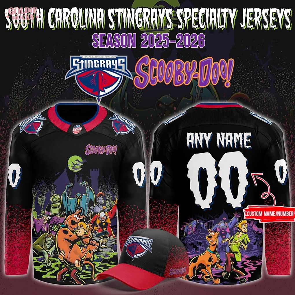South Carolina Stingrays x Scooby-Doo Jersey 2025 Custom Hockey Jesey South Carolina Stingrays x Scooby-Doo Jersey 2025 Custom Hockey Jesey