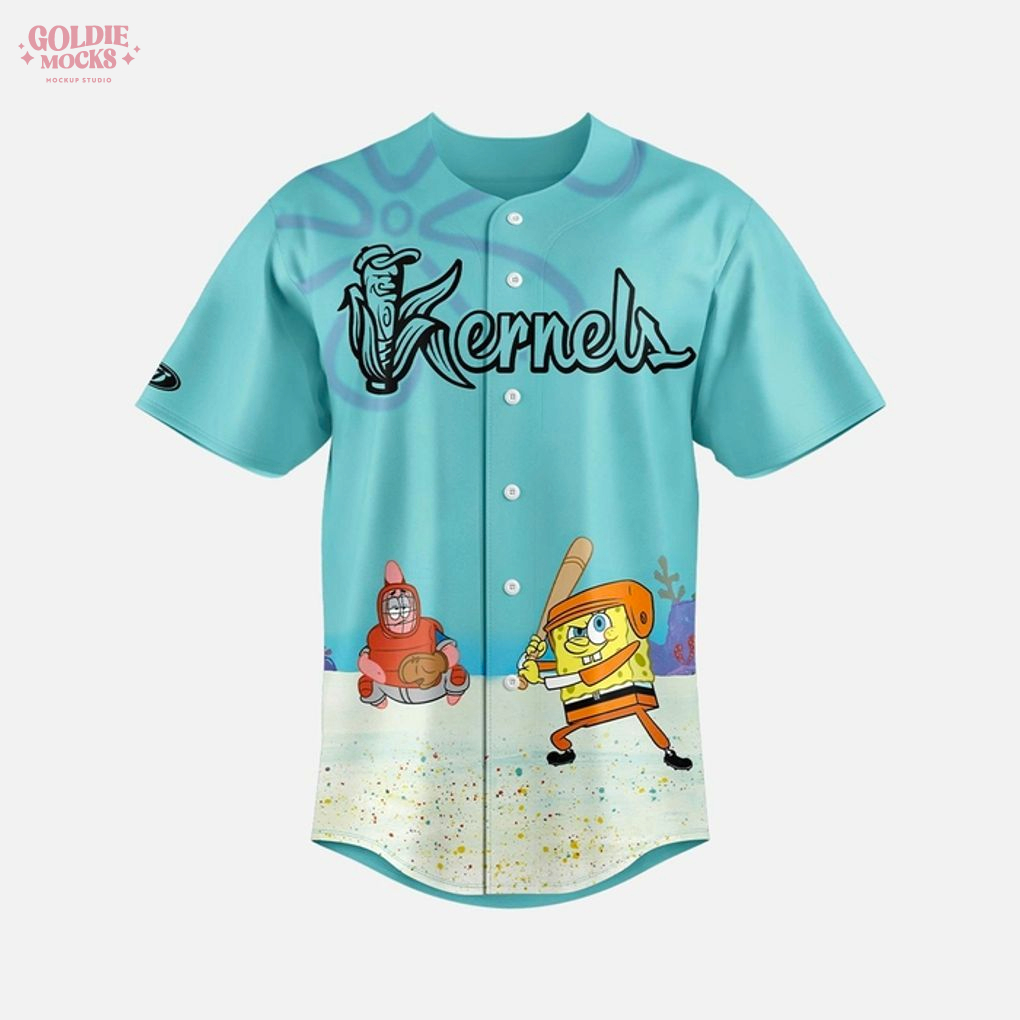 Spongebob Baseball Jersey Custom - Cartoon Kernels Limited Edition Spongebob Baseball Jersey Custom - Cartoon Kernels Limited Edition