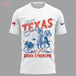 Texas Baseball Fan Tee – Cowboy Rodeo Design Down Syndrome Awareness Shirt