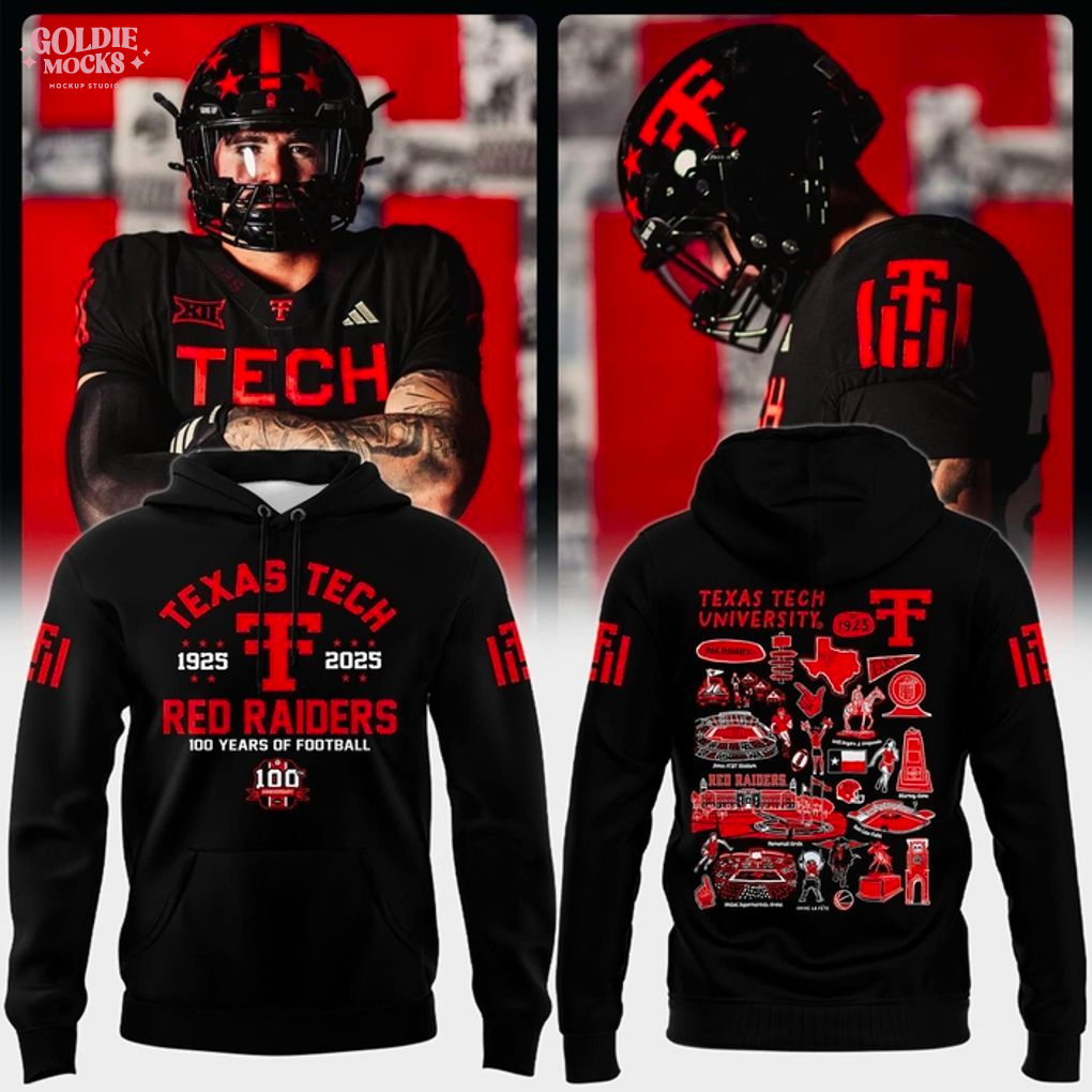 Texas Tech Red Raiders 100th Anniversary 2025 Hoodie