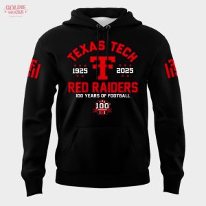 Texas Tech Red Raiders 100th Anniversary 2025 Hoodie