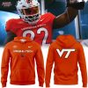 Virginia Tech Football Wordmark Logo Uniform Hoodie