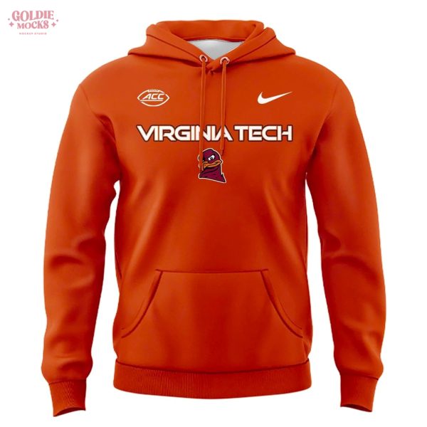 Virginia Tech Football Wordmark Logo Uniform Hoodie