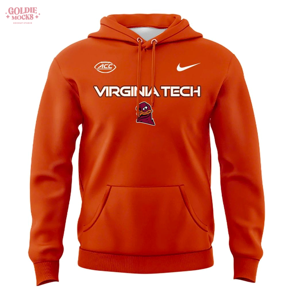 Virginia Tech Football Wordmark Logo Uniform Hoodie Virginia Tech Football Wordmark Logo Uniform Hoodie