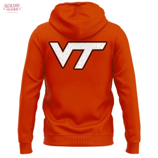 Virginia Tech Football Wordmark Logo Uniform Hoodie