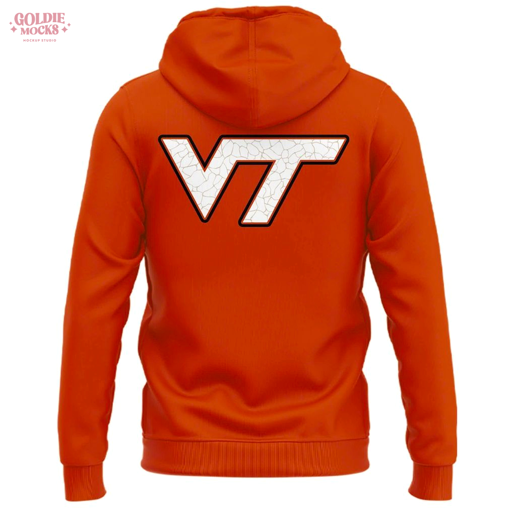 Virginia Tech Football Wordmark Logo Uniform Hoodie Virginia Tech Football Wordmark Logo Uniform Hoodie
