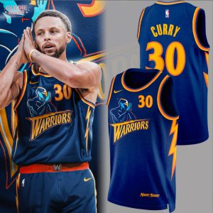 Warriors Mascot Doing The Curry New Jersey